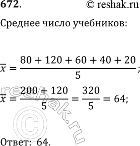 Изображение 672. На гистограмме (рис. 99) отображены объёмы продаж учебников по математике в течение пяти месяцев в одном из магазинов. Сколько учебников по математике продавали в...